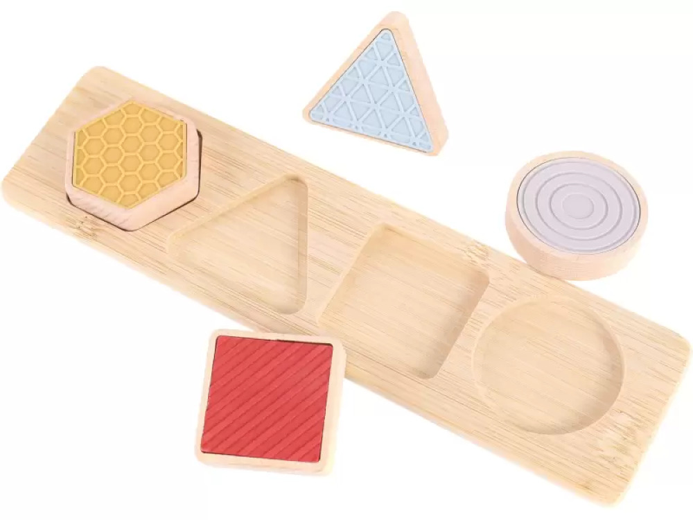 Sensory figures. Wooden puzzle