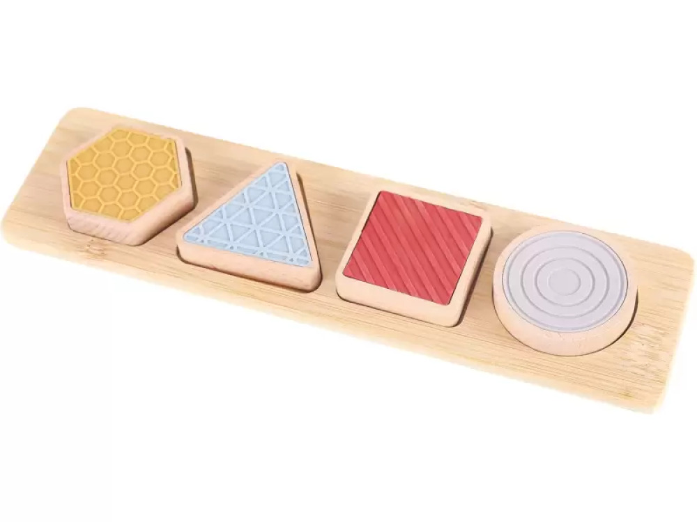 Sensory figures. Wooden puzzle