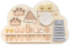 Musical panel. Wall-mounted board with musical instruments