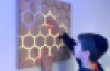 Touch Interactive Honeycomb Panel, Wall Mounted
