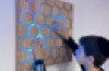 Touch Interactive Honeycomb Panel, Wall Mounted