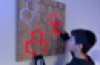Touch Interactive Honeycomb Panel, Wall Mounted