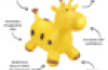 Gold Giraffe Hopper Inflatable Bouncy Ride-On Toy  By HappyHopperz