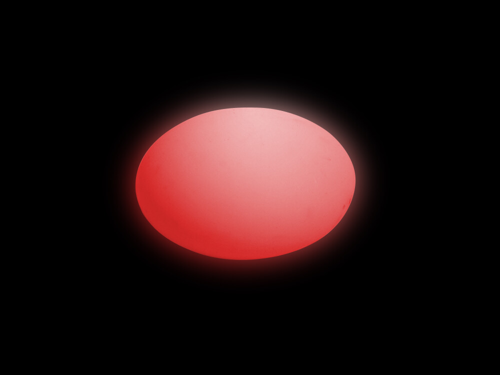 Colour Changing Large Pebble - 35cm (interchangeable Eu/uk Adapter)