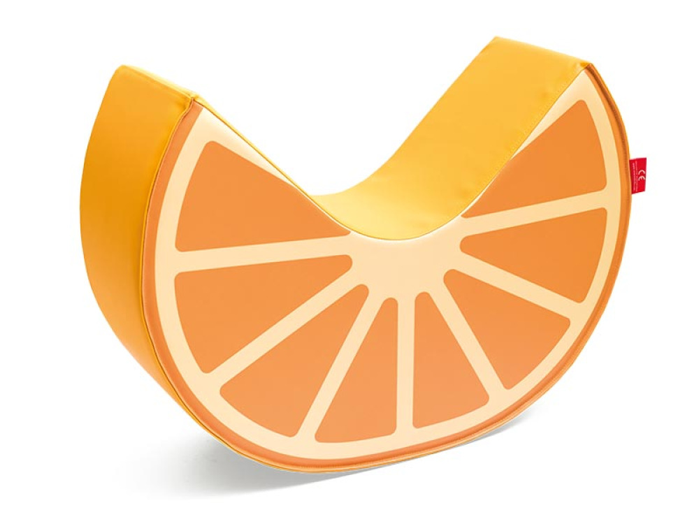 Orange. Foam rocker