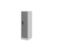 Add-on for low 4-person metal cloakroom - grey