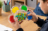 FLOWER BEAD MATCHING FIDGET PUZZLE