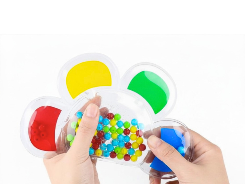 FLOWER BEAD MATCHING FIDGET PUZZLE