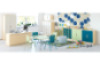Big plastic containers - eco light green - 12