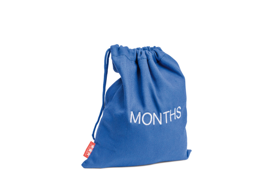 Bean bags - months of the year. Polish-English version