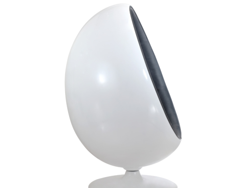 Retro Egg Chair with Sound and Lights – Grey