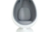 Retro Egg Chair with Sound and Lights – Grey