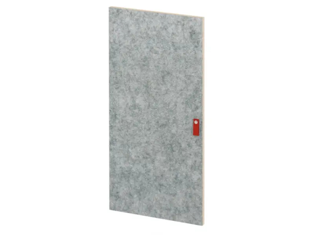 Grey medium doors with felt front. Cubo Acoustic Collection