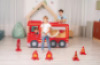 Fire truck. Manipulative play corner
