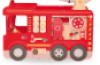 Fire truck. Manipulative play corner
