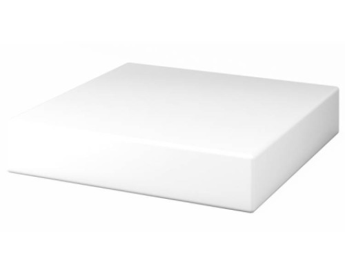 High square mattress module. White world experience room