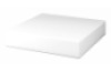 High square mattress module. White world experience room