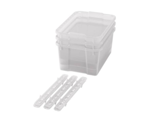 Big plastic containers with runners - Transparent - 03