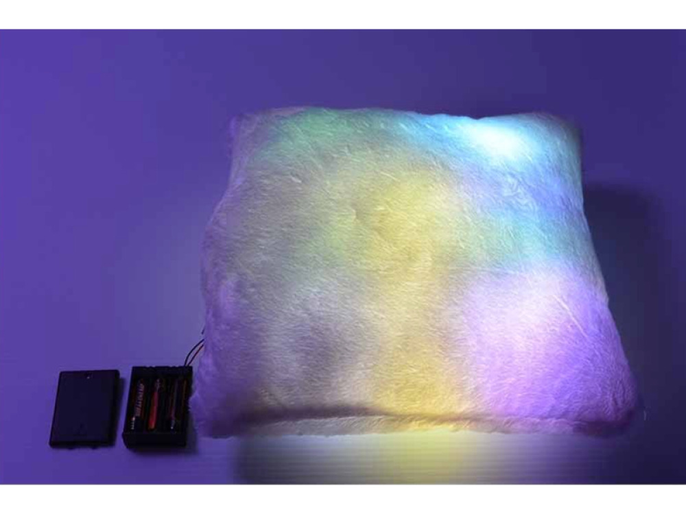 Glowing pillow