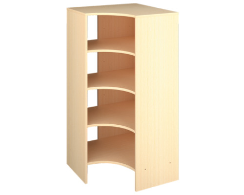 Inset corner cabinet XL - Beech