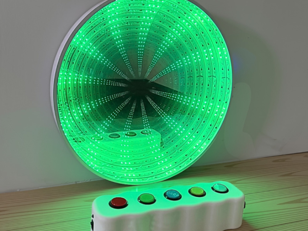 60cm Infinity Mirror with Giant Remote Buttons