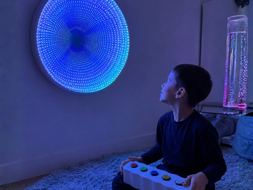 60cm Infinity Mirror with Giant Remote Buttons