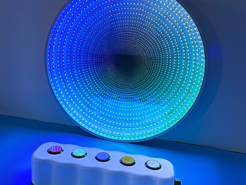 60cm Infinity Mirror with Giant Remote Buttons