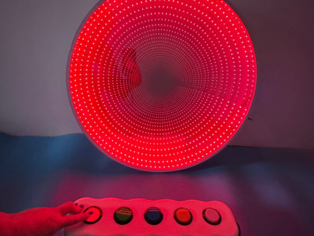 60cm Infinity Mirror with Giant Remote Buttons