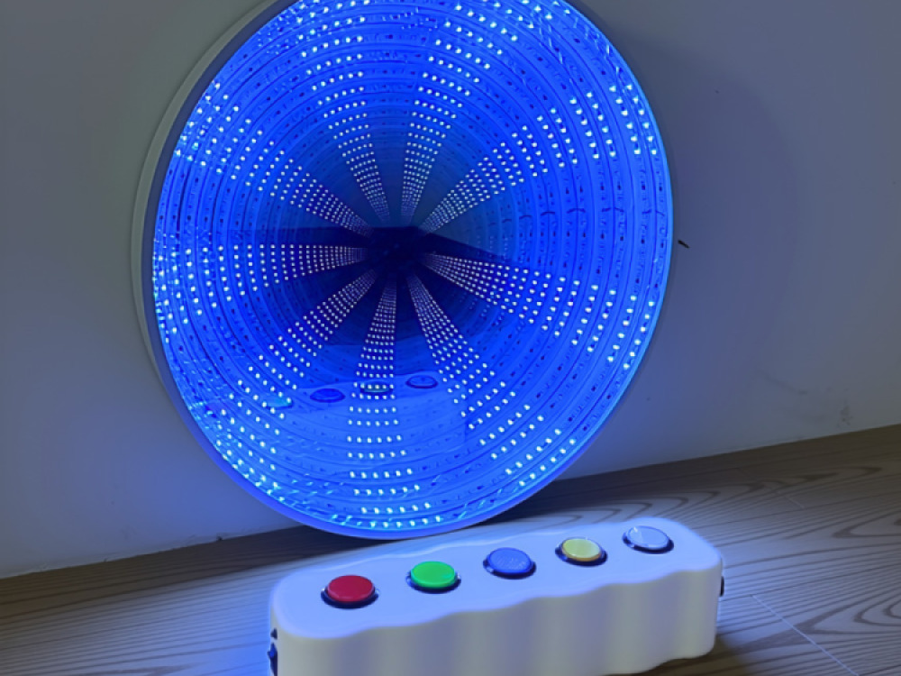 60cm Infinity Mirror with Giant Remote Buttons