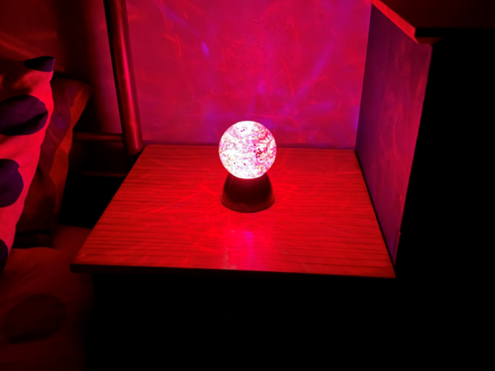 Sensory Glitter Waterball Light