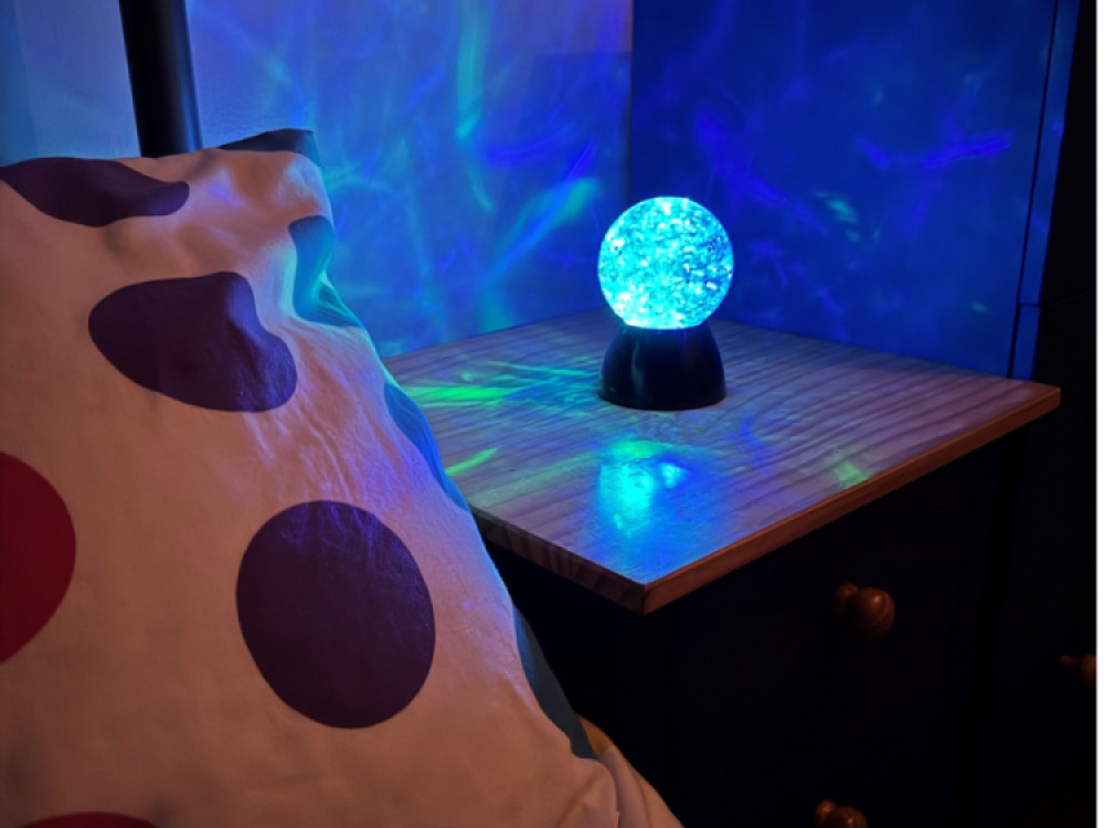 Sensory Glitter Waterball Light