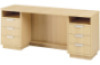 Headmaster's desk with 2 rows of shelves. Minty collection