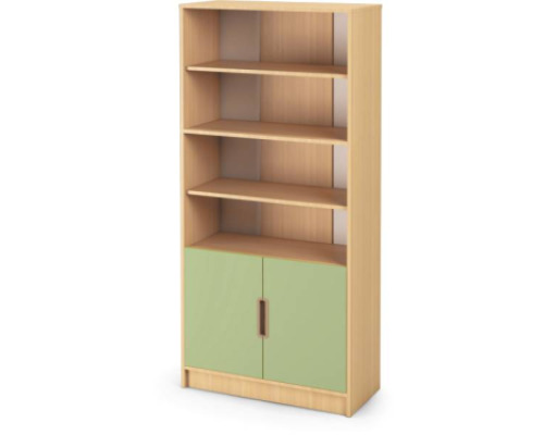 Tall Cabinet 92 with doors - Type D - Avocado
