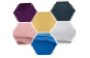 Colored mirror panels