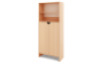Tall Storage Unit + bottom doors - Beech