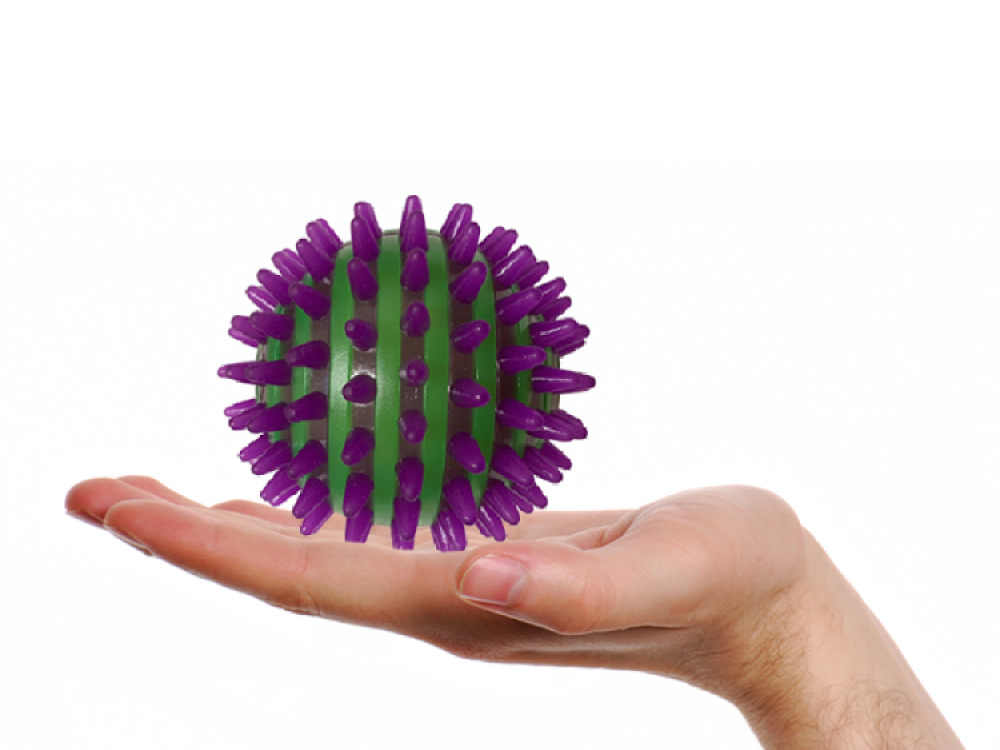 Spikey Flashing Stripy Ball Large