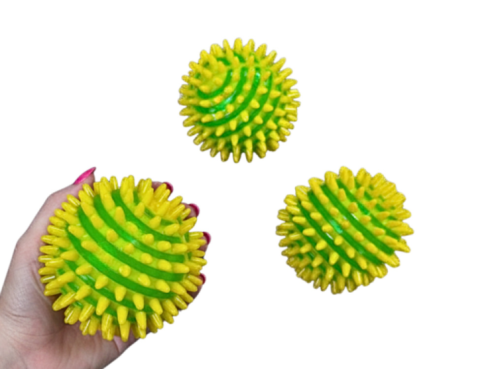 Spikey Flashing Stripy Ball Large