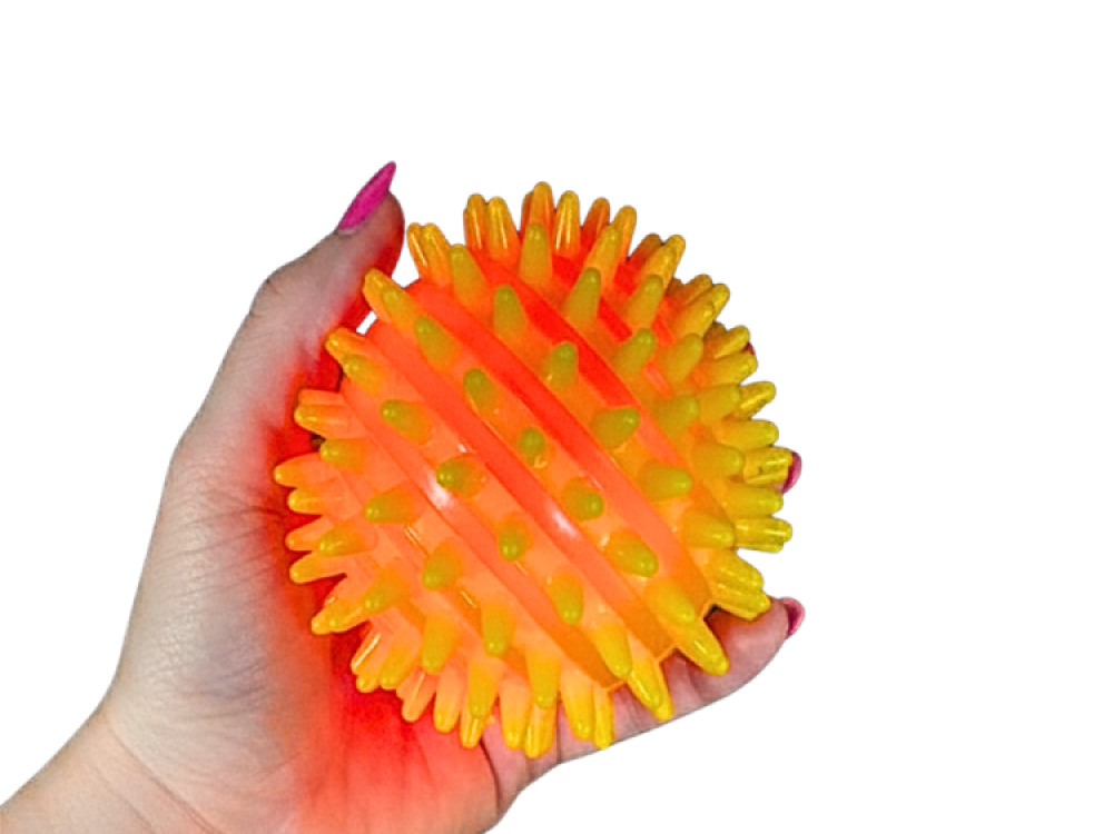 Spikey Flashing Stripy Ball Large