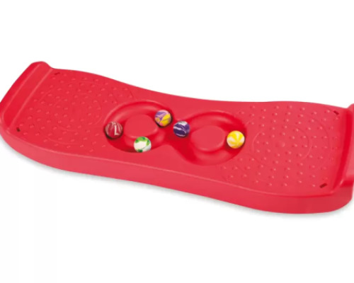 Balancing platform with track