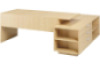 Headmaster s desk with raised table top and drawers - birch. Exclusive