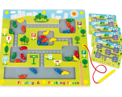 Magnetic labirynts Finding a parking space