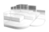 Set. White world experience room