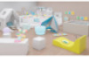 Set. White world experience room