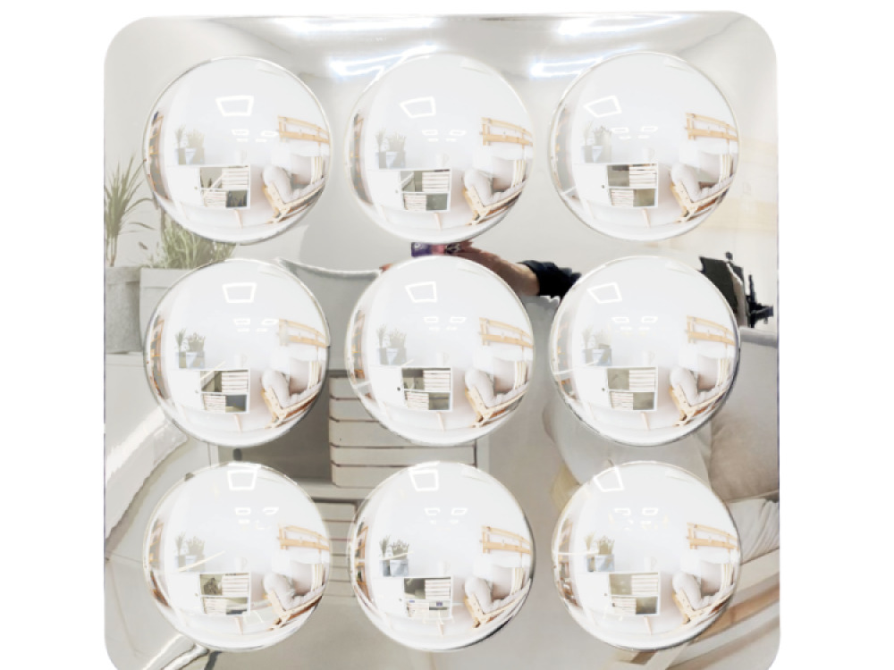 ASSORTED CONVEX MIRRORS -4 PCS