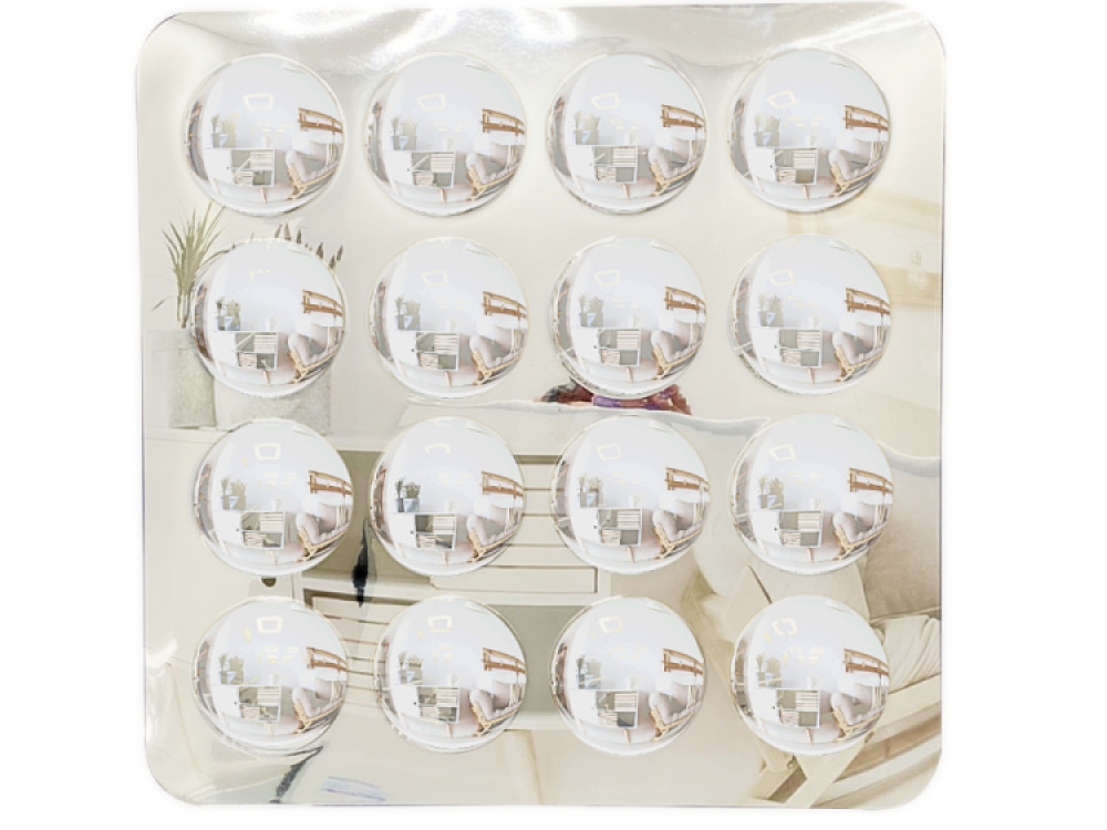 ASSORTED CONVEX MIRRORS -4 PCS