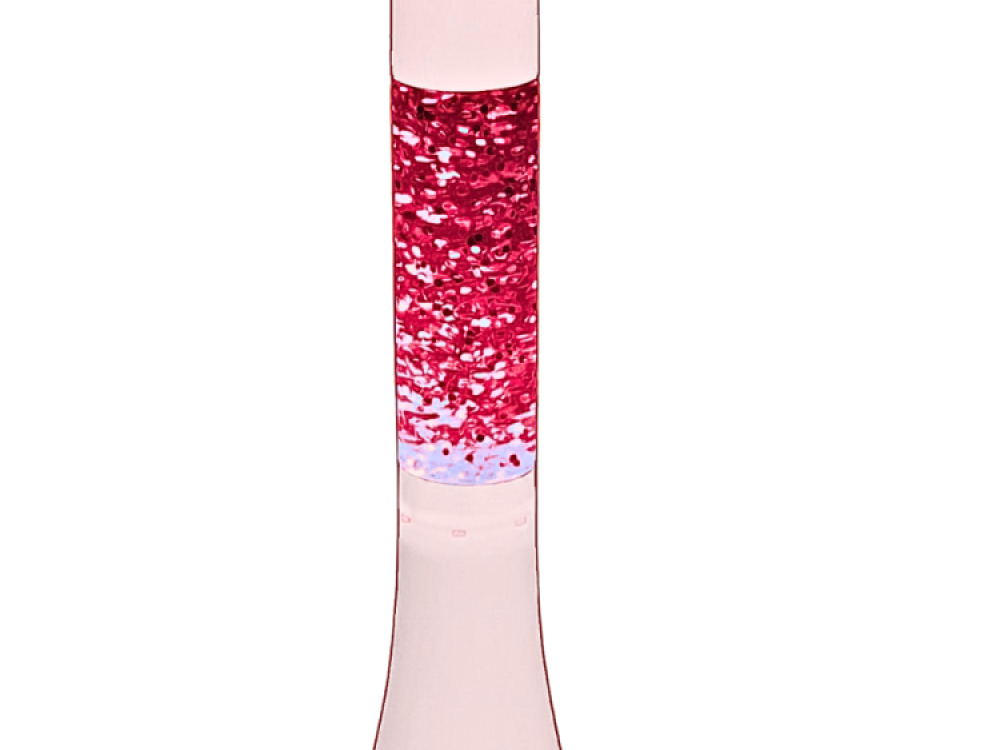 Large Colour Changing Glitter Lamp