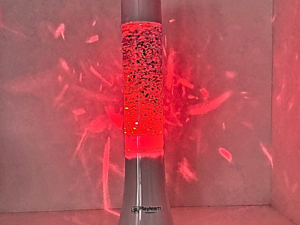 Large Colour Changing Glitter Lamp