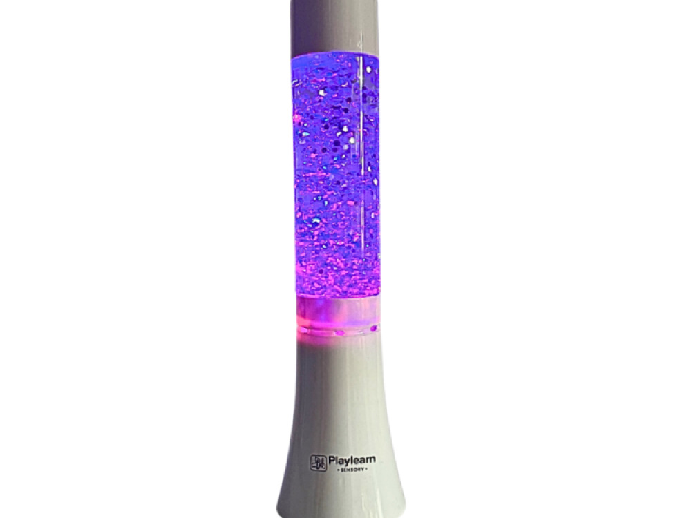 Large Colour Changing Glitter Lamp