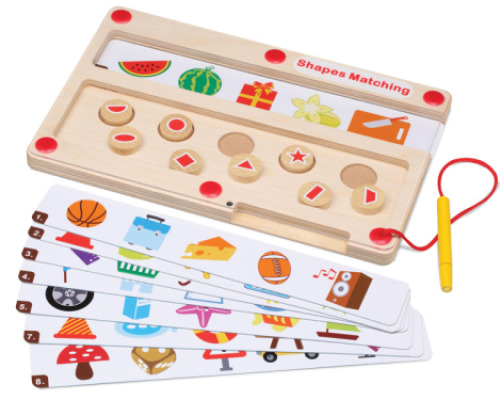 Magnetic shapes maze