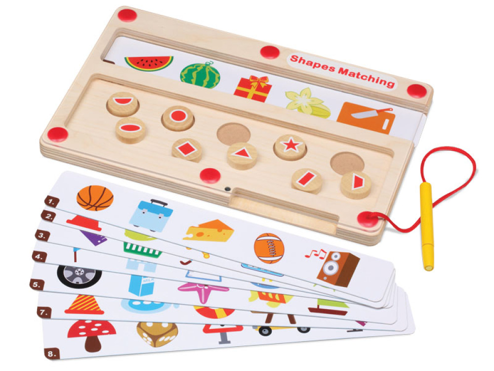 Magnetic shapes maze